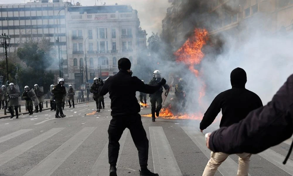 Επεισόδια στο κέντρο της Αθήνας - Έξι συλλήψεις
